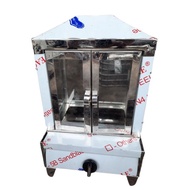 ♞,♘BEST FOR SIOMAI, SIOPAO BUSINESS 3 LAYER GAS TYPE STEAMER WITH FREE TONG