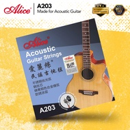 【A203】Alice Acoustic Guitar String Set A203