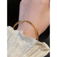 gelang titanium bracelet Gelang gelang emas kuno keluli titanium gelang cincin Mobius mewah mewah