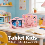Tablet budak 7 inch WiFi Android 8G + 128G Educational Tablet For Kids Toys Camera