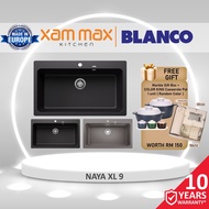 Blanco Silgranit Top Mount Single Bowl Sink Granite Sink Naya XL 9 | Sinki Dapur Kitchen Sink |