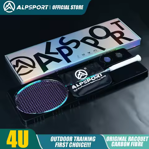 ALP SPIDER 800X 4U T800 Carbon Fiber Racket Ultra Lightweight Fast Repulse Professional Attack Racke