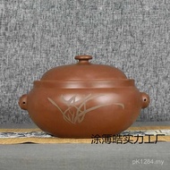 Steam Pot Chicken Purple Pottery Steam Pot Steam Pot Soup Steam Pot Household Jianshui Yunnan Purple