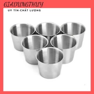 Combo of 10 aluminum refrigerator ice cups size 8cm ~ 12 cm (combo of 10 cups)