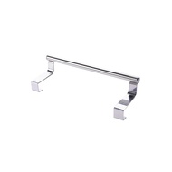 Stainless Steel Over Door Towel Bar Stand Rack Cupboard Cabinet Hanging Shelf