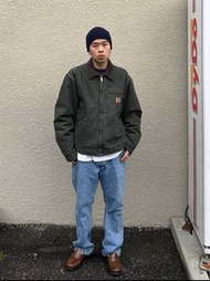 Carhartt WIP Detroit Jacket J97美式潮流復古休閒水洗做舊帆布底特律工裝夾克外套