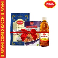 PRAN BIRYANI COMBO KACCHI (BASMATI RICE/BIRYANI MASALA/MUSTARD OIL)