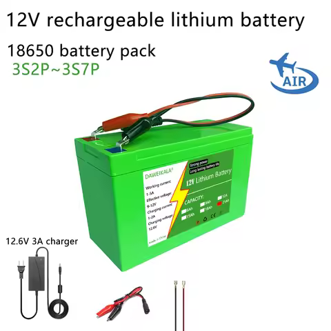 12V 21Ah 18650 Lithium Battery Pack 3S7P Rechargeable Battery for Solar Energy Electric Vehicle Batt