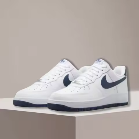 Unisex Nike Air Force 1 07 Casual Sneakers Classic Comfort Durable Cushioned Everyday Shoes FJ4146-1