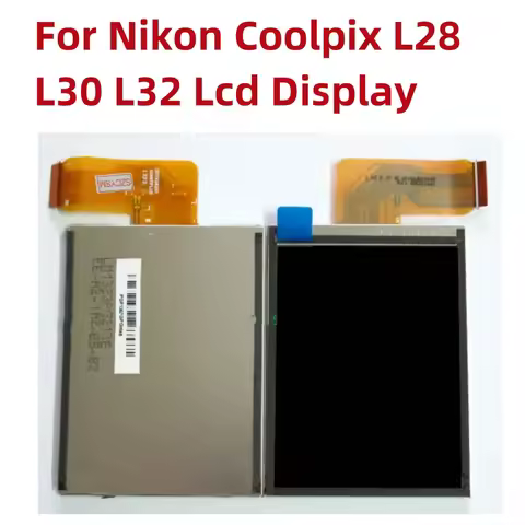 Alideao-1pcs, NEW LCD Display Screen For Nikon Coolpix L28 L30 L32 Digital Camera Repair Part +Backl