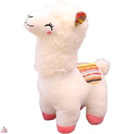 White Fluffy Alpaca Plush Stuffed Animal Cute Soft Alpaca Plush Doll Toy Fluffy Alpaca Plushie Llama