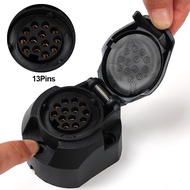 iriisy 7Pin/13Pin 12V Electrical Connector Adapter Euro Trailer Socket Car Accessories Caravans 7/13