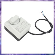 [P K A M] Ac220V 2 Way 3 Wires Motorized Ball Valve Electric Actuator With Manual Switch