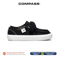 Sepatu Compass Gazelle Moc Black White