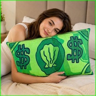 PS1 SpongeBob SquarePants Bikini Bottom Gold Coin Pattern Plushie Novelty green dollar bill Pillow S