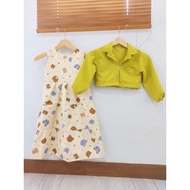 Choose a motif of children's gamis plus hijb 2-6 years