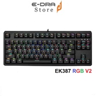 Edra EK387 RGB LED Mechanical Gaming Keyboard (Blue /Brown /Red E-dra Switch )