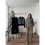 AMANDA HOODIE DENIM SET