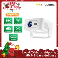 Magcubic Portable Projector HY300 Max 400ANSI Android 14 Auto Focus Supports 8K HDR10 BT5.4 WiFi6 Mo