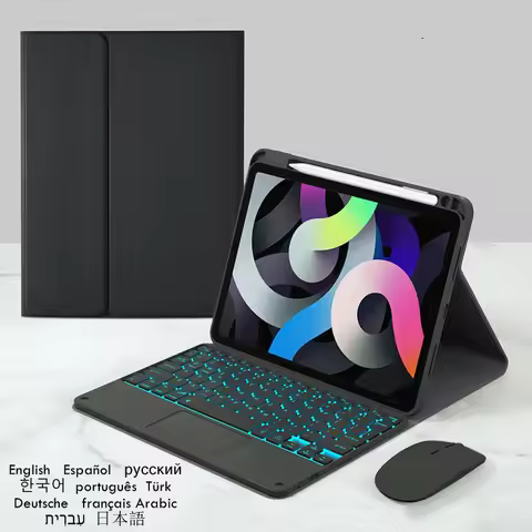 For Honor Pad 8 Case 12" HEY-W09 Backlit Touchpad Keyboard Tablet Cover for Huawei Honor Pad 8 2022 