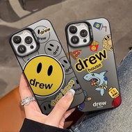 Trendy Smiley Face Shark Drew Case For Mi POCO F5 X7 X5 X6 M6 F6 F7 Pro Mi 14T 15 12T 13T Pro 11 Lit