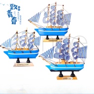Graduation season sailboat cake decoration ornament, riding the wind and waves smoothly plugin stude