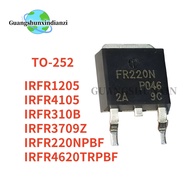 10PCS IRFR1205 FR1205 IRFR220NPBF FR220N  IRFR310B FR310B IRFR3709Z FR3709Z IRFR4105 FR4105 IRFR4620
