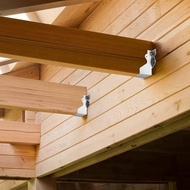 10Pcs LU24 2X4 Galvanizing Face Strong Tie Brackets Mount Joist Hangers for Wood Hurricane Ties Raft