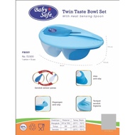 Baby Safe FB001 Twin Taste Bowl Set Heat Sensing Spoon