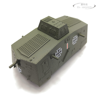 12402 1:100 德國 a7v 坦克  wwi german a7v ta 靜態合金模型