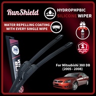 RunShield For Mitsubishi 380 DB 2005 - 2008 Hydrophobic Coating Silicone Wiper Blade Car Windshield 