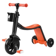 3-In-1 Scooters for Kids Foldable Toddler Scooters, Tricycle, Balanced Bike with 3 Adjustable Height