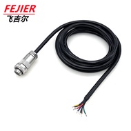 7P Servo Valve Connector Proportional Valve Plug6+PE  Sensor Power Supply Metal Hydraulic Valve Plug