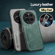Luxury PU Leather Phone Case For Realme 11x 11 12x 12+ 12 Pro+ 4G 5G 2024 Matte Silicone Protection 