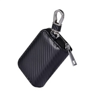 Key Fob Protector Pouch Luxury Key Fob Leather Bag with Zipper Key Fob Bags Rfid Pouch Car Key Fob S