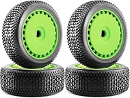 1/8 RC Off-Road Buggy Racing Tires and Wheels 17mm Hex RC Tires with Foam Inserts for ARRMA 1/8 Typh