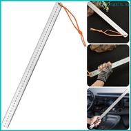 YIN Car Mounted Defense Ruler Multifunctional Ruler Straight Edges Measuring Tool Stainless Thickene