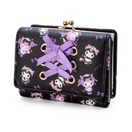 wallet for man wallet lelaki Japanese Style Unique Kuromi Wallet PU Leather Zipper Buckle Melody Car