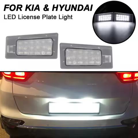 2Pcs For Kia Ceed 3 MK3 Cerato 3 LED License Plate Light Number Lamp For Hyundai Elantra MD Accent S