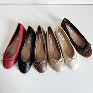 [พร้อมส่ง] WEAR.SOUL #S623-Mini Bow Flats รองเท้าแฟลต รองเท้าส้นแบน
