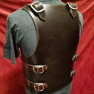 Steampunk Chest Body Armor Breastplate Medieval Cuirass Warrior Vikings Costume Carnival Leather Ves
