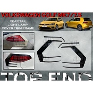 VOLKSWAGEN GOLF MK7 MK7.5 R GTI R-LINE REAR TAIL LIGHT LAMP COVER TRIM FRAME VW GOLF 7 GOLF 7.5 TAIL