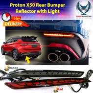 Proton X50 Rear Bumper Reflector Lamp with Sequential Light