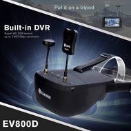A7 Eachine EV800D 5.8G 40CH Diversity FPV Goggles 5 Inch 800*480 Video Headset HD DVR Build in Batte