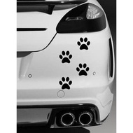Dog Paw Print Body Glass Sticker Dog Paw Print Sticker