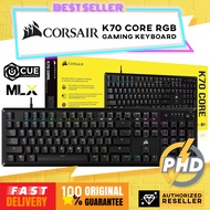 Corsair K70 CORE RGB Mechanical Gaming Keyboard [Corsair Red Switch/Aluminum/Multi Function Knob]