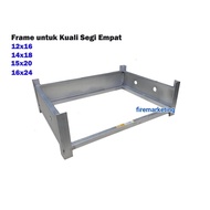 Kuali Segiempat Burger Roti Canai Rak / Square Burger Grill Hot Plate Pan Frame