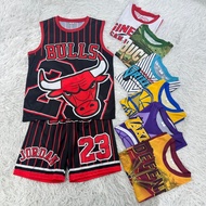JC Bulls Lakers Shining Academy Basketball Kids' Sports Set, Ages 2-7 terno