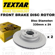 TEXTAR FRONT BRAKE DISC ROTOR 330mm BMW F30 328i 330i F34 GT 328i F32 428i F36