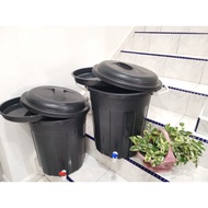 2 set of 45L Bokashi Buckets Compost Bins Food Waste Composters with Tray Ready Stock 波卡西发酵桶 现货 ***NEW***